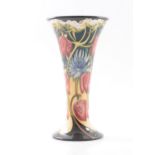 Moorcroft Pottery, a flared vase designed by Emma Bossons