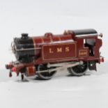 Hornby O Gauge electric model railway tank locomotive, E120 no.1 Special, 0-4-0, LMS maroon.