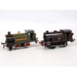 Two Hornby O gauge electric tank locomotives LNER 0-4-0, 826, GW 0-4-0, green