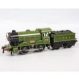 Hornby O gauge model electric locomotive and tender, Special no.1, E120, LNER 0-4-0