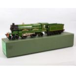 Hornby O gauge electric model railway locomotive and tender, E320 GWR 4-4-2, 'Caerphilly Castle'