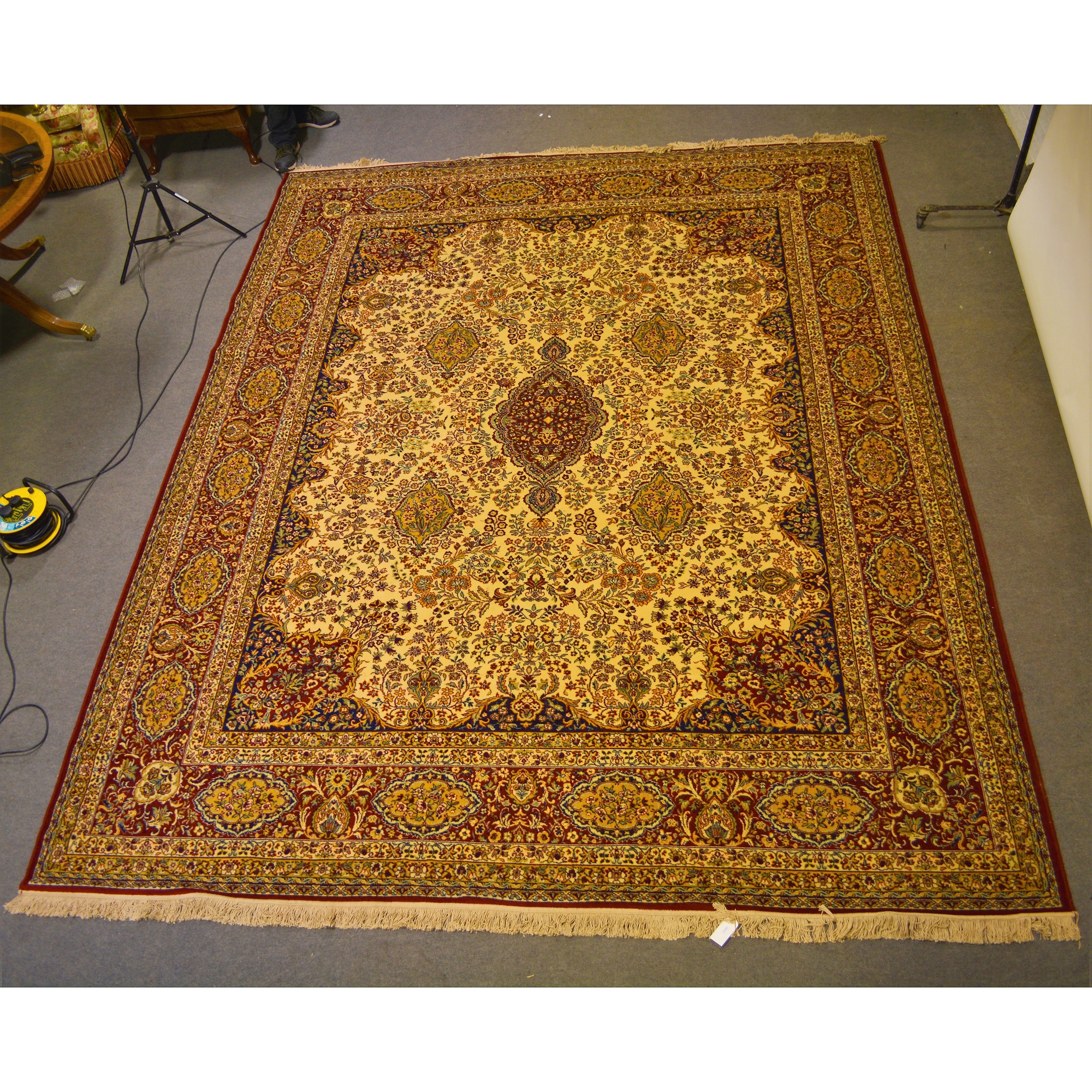 Persian pattern carpet, machine made,