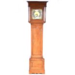 Oak longcase clock, signed Fran Robotham, Hampstead