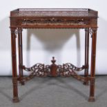 Chippendale style mahogany liver table