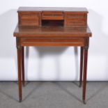 Reproduction French style hardwood writing desk