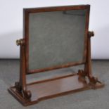 William IV mahogany toilet mirror