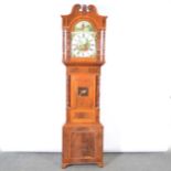 Welsh inlaid mahogany longcase clock,