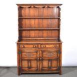 Reproduction golden oak dresser