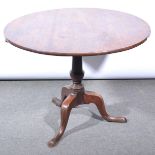 Georgian mahogany tilt top table,