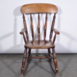 Child's Windsor style rocking chair.