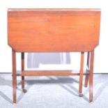 Edwardian mahogany Sutherland table,