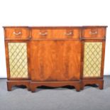 Reproduction breakfront sideboard, Regency style