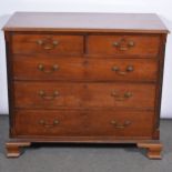 George III mahogany chest of drawers.