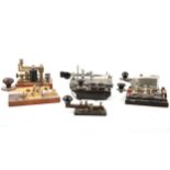 Vibroplex morse code key and others.