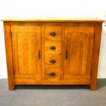 Contemporary oak cupboard,