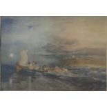 Two prints; Turner and Birket Foster