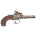 A flintlock pistol, by Dunderdale Mabson & Labron,