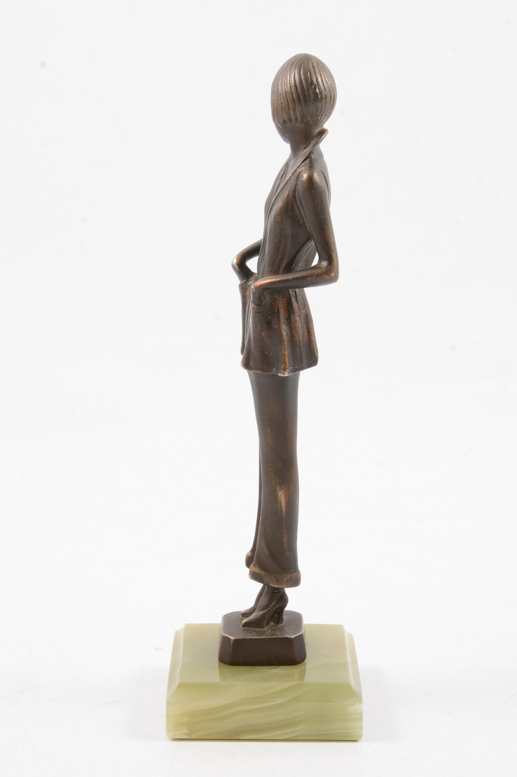 Josef Lorenzl, an Art Deco sculpture of a lady - Image 5 of 8