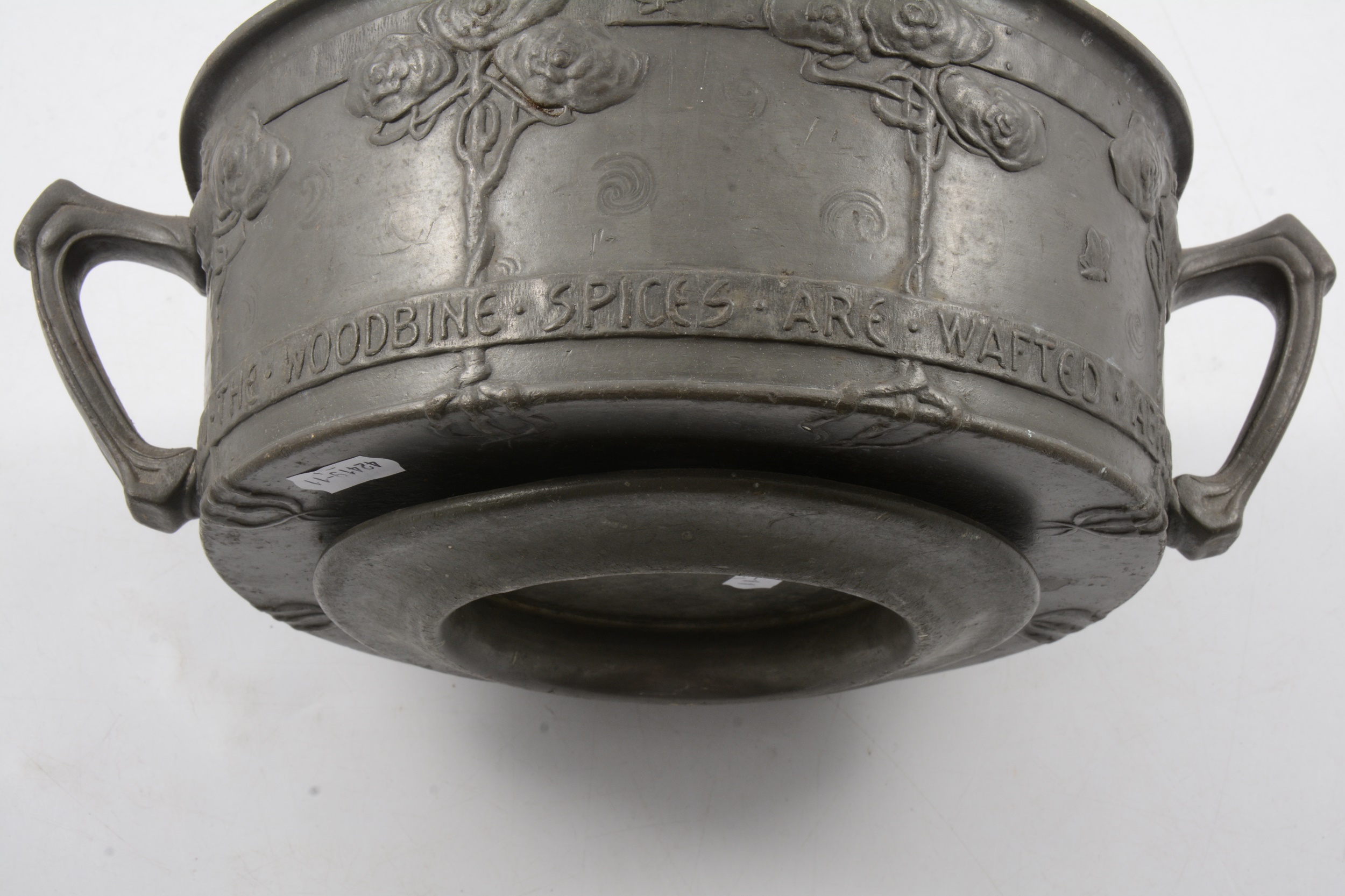 David Veasey for Liberty & Co, an Arts & Crafts Tudric pewter bowl - Image 6 of 6