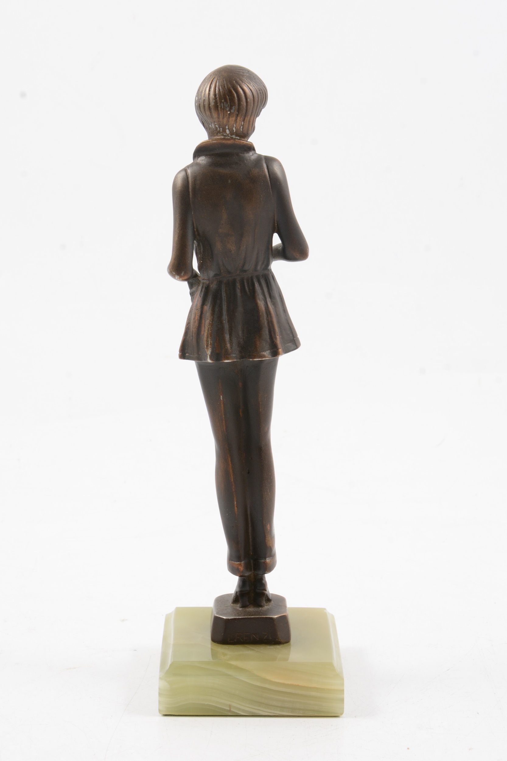 Josef Lorenzl, an Art Deco sculpture of a lady - Image 4 of 8