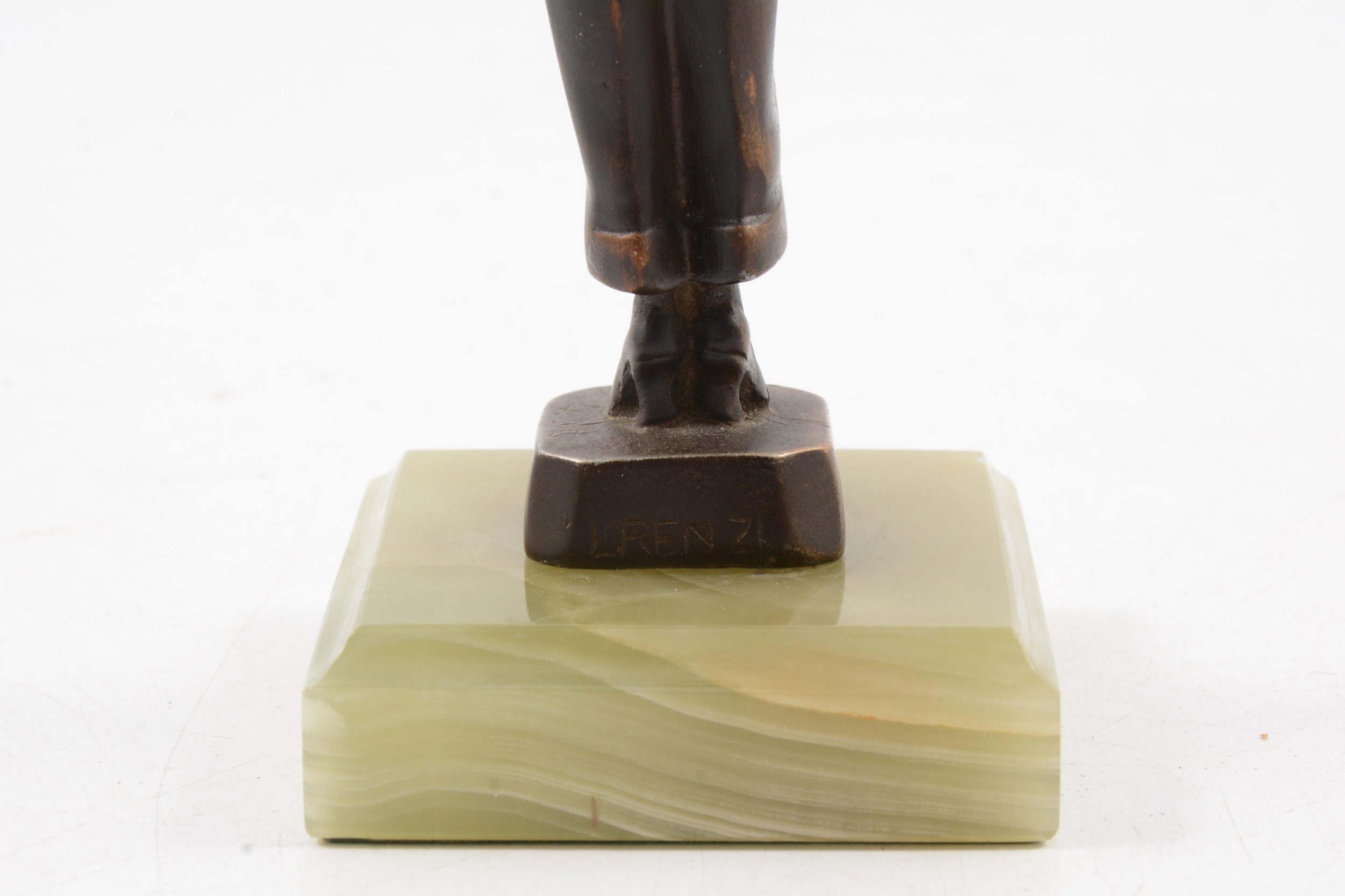 Josef Lorenzl, an Art Deco sculpture of a lady - Image 6 of 8