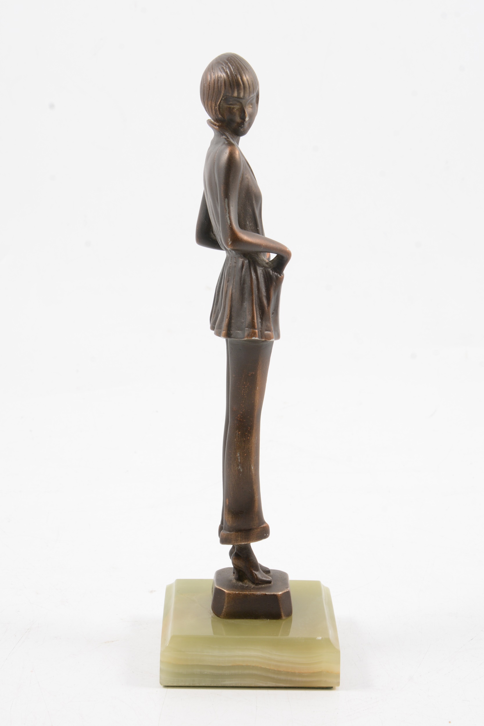 Josef Lorenzl, an Art Deco sculpture of a lady - Image 3 of 8