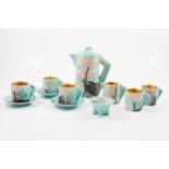Clarice Cliff, an 'Inspiration Lily' part coffee service