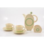 Clarice Cliff, an Art Deco Bonjour part coffee set