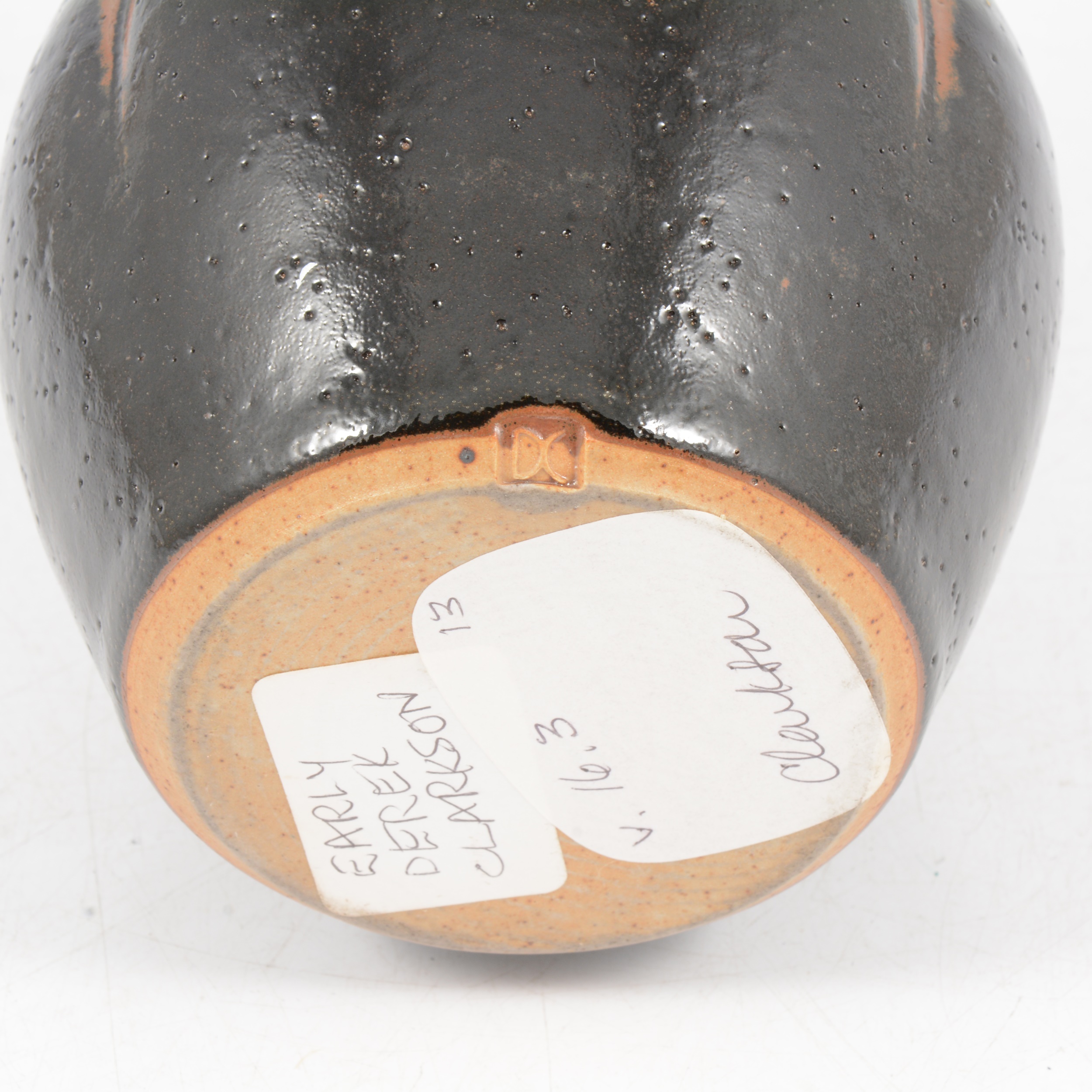 Derek Clarkson, a stoneware bottle vase - Image 3 of 3