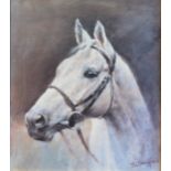 Desert Orchid horse racing interest, four coloured prints.