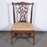 Chippendale style mahogany child's chair