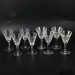 Waterford crystal wine goblets "Sheila" design,
