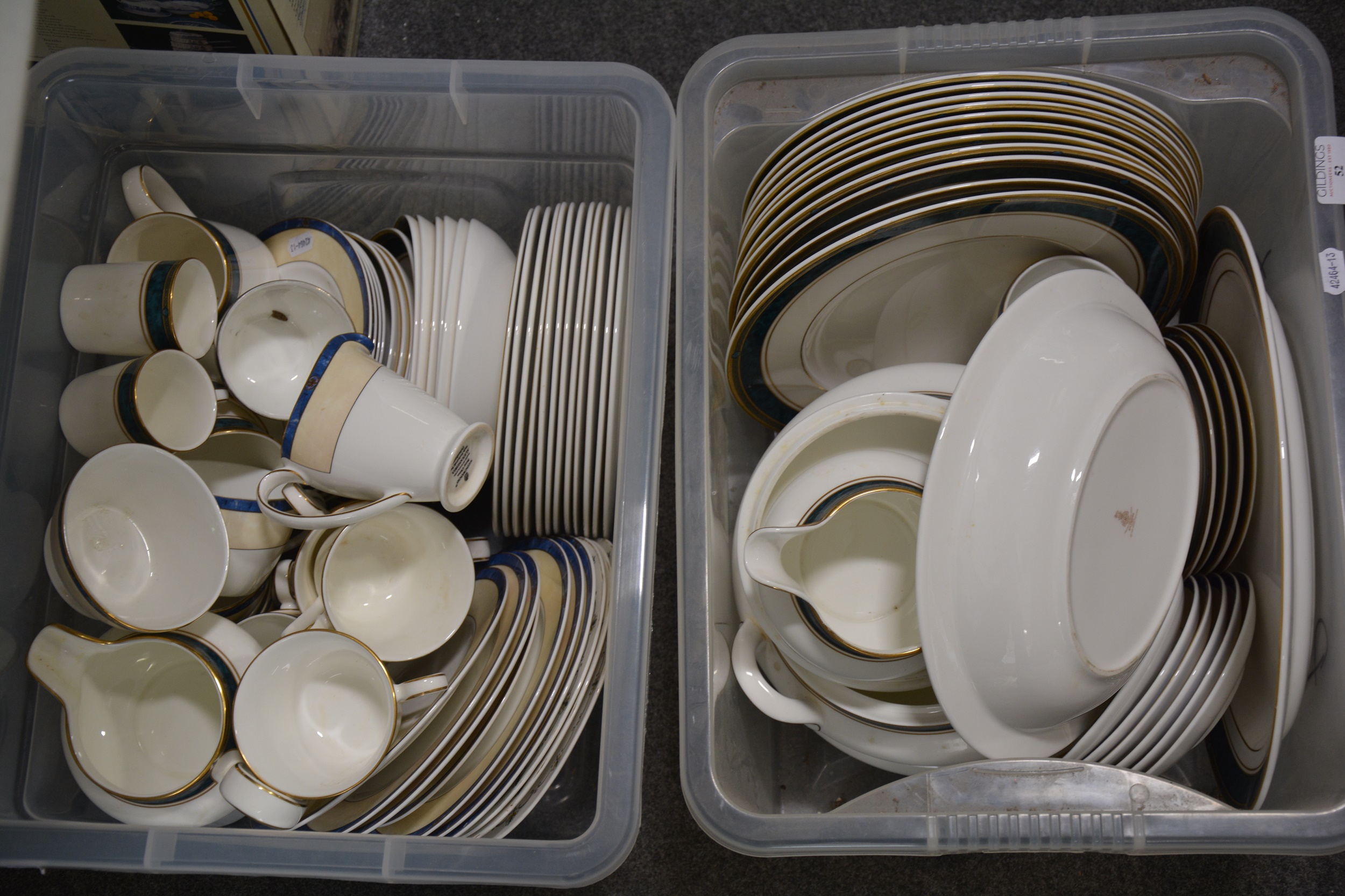 Quantity of Royal Doulton and Biltmore pattern tableware, mostly second quality. - Image 2 of 2