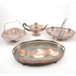 Collection of silver plated wares,