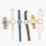 A collection of gentleman's vintage wrist watches, Tissot, Rotary and others.