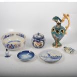 Collingwood china teaset, Chinese octagonal bowl, etc.