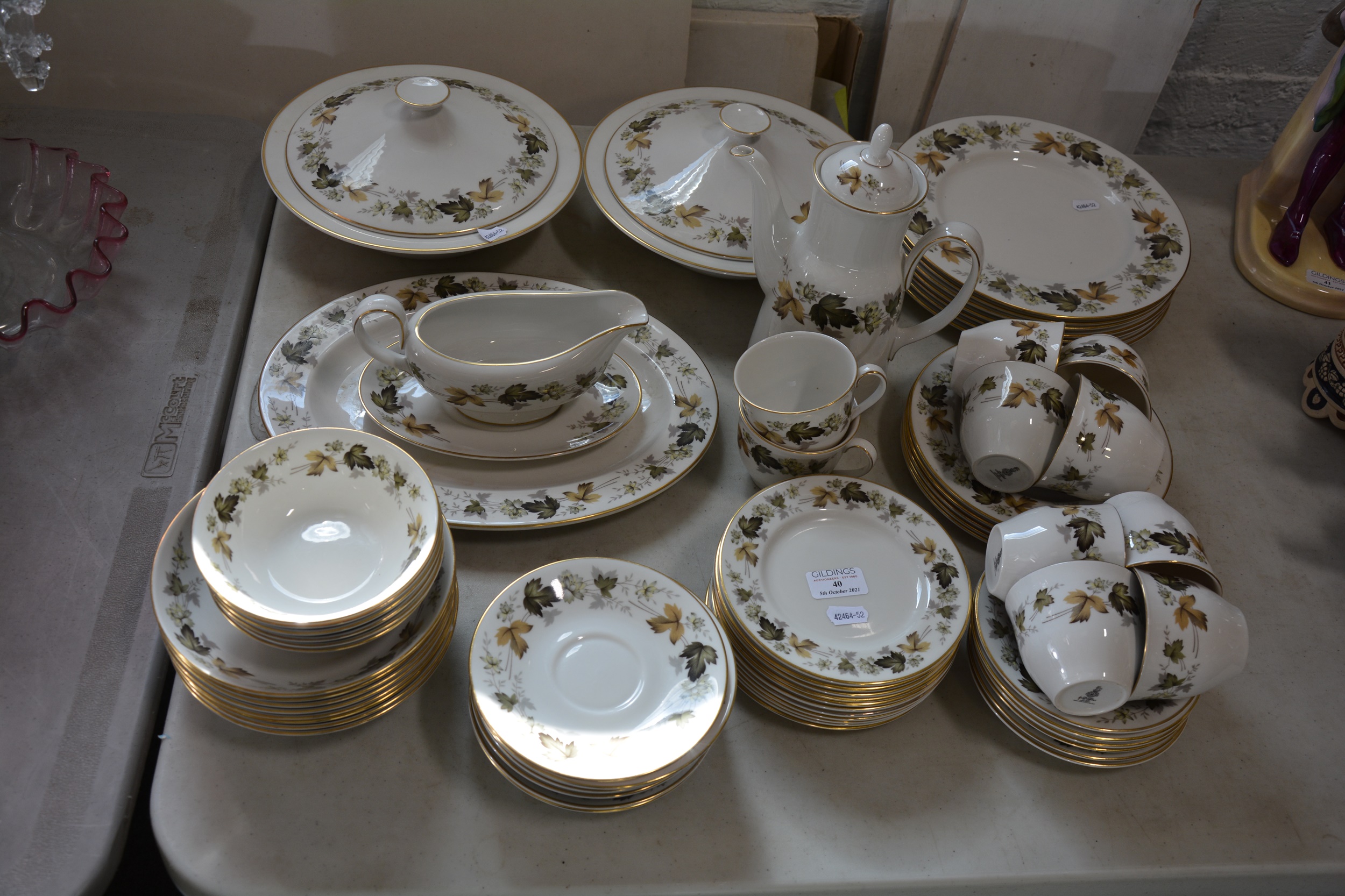 Royal Doulton Larchmont part dinner service - Image 2 of 2