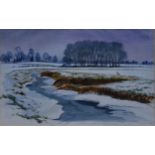 Watercolours and oils by Donald Greene, Paul Dawson, Gerome, Copson and others,