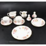 Royal Crown Derby "Derby Posies" bone china teaset.