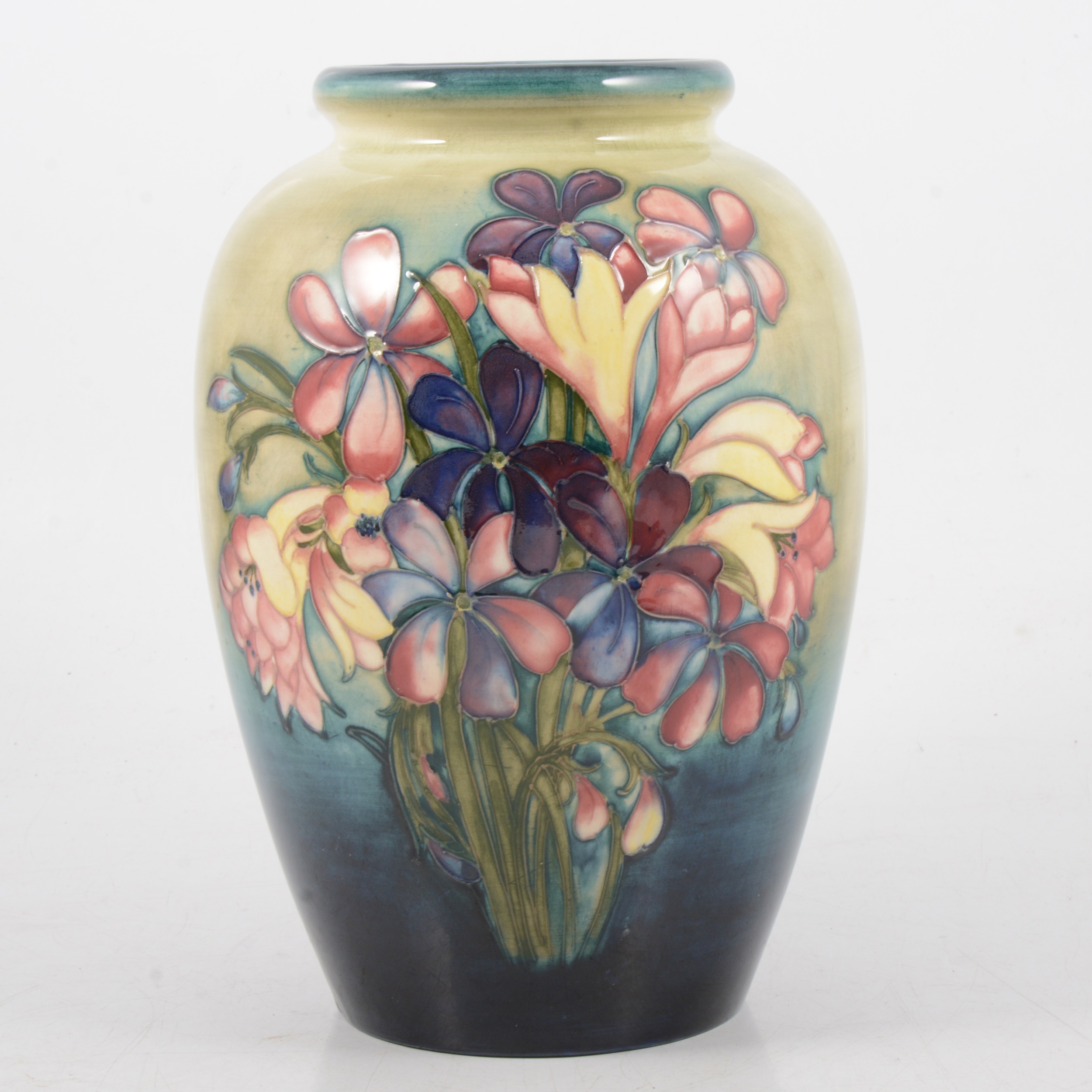 Moorcroft Pottery, Spring Flower pattern vase, circa 1950