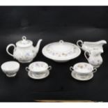 Ridgway 'Melisande' pattern coffee service, teaset and other dinnerware.