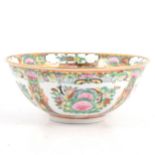 A reproduction Chinese porcelain rosebowl