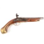 Old percussion pistol,