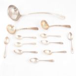 Silver cutlery,