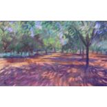 Mary Griffin, Walnut Plantation, pastel; and another work by the same artist