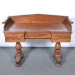 Victorian mahogany console table,