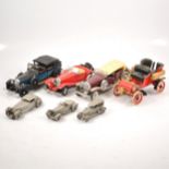 Franklin Mint collection of Vintage Cars, Model ships and pewter cars.
