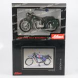 Two Schuco 1:10 scale model motor-cycles