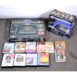 Vintage games consoles, two including Sega Saturn and Sega Megadrive II