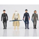 Four original Star Wars figures Bespin Security Guard, AT-AT Commander, Imperial Commander,